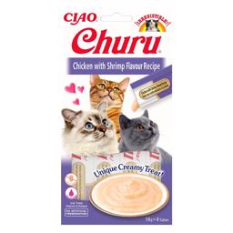 Ciao Churu Chicken With Shrimp Flavour Recipe Cremede Godbidder Til Katten 4 x 14g